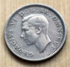 1947 Great Britain 6 Pence Wedding Coin