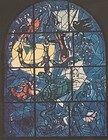 Marc Chagall    jerusalem Windows     Framed Postcards  3 Tribes Israel   Circa 1962