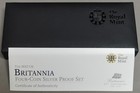 2012 Uk Britannia 4 Coin Silver Proof Set  999 Fine 1oz  1 2oz  1 4oz  1 10oz