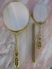 Vintage Matson Gold Plated Antiqued Vanity Set Original Owner Euc