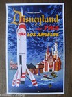 Twa 1955 Vintage Disneyland Tomorrowland Rocket Travel Poster 11 X 17