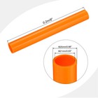 Pvc Rigid Round Pipe 21mm Id 25mm Od 20cm 8  Length Orange High Impact
