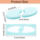 20 Pack Foam Toe Separators Breathable Blister Toe Spacers Reduce Friction Ha   