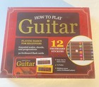 How To Play Guitar Instruction Book   Fretboard Stickers Set Basics For Beginner