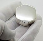 Vintage Italian Handmade Genuine Silver  800 Hexagon Pill Snuff Trinket Box
