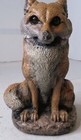 Vintage Rare 1995 Solid Hand Painted Red Fox Figurine Collectible Animal Figure