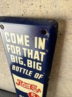 Rare Pepsi-cola Lips Of Millions Ad Door Push Sign 10   x3   