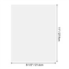 Vellum Paper 150 Pack Frosted Smooth Vellum Paper Sheets 8 5x11inch 93gsm Tra   