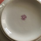 Vtg Large  Nippon Hand Painted Porcelain Dresser Powder Trinket Box Gold Gilding