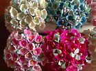 Vintage Millinery Flower Forget Me Not 6 Bunch All For Hat   Hair Crown Kawaii