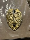 Amazing  Vtg Obsolete Wells Fargo Security Services Golden Badge
