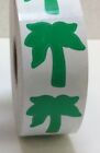 Palm Tree Tanning Stickers  Perforated - Roll Of Aprox  700 Stickers Ships Free