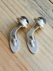 Georg Jensen  44b Oval Cufflinks Hematite Sterling Silver 925 Denmark