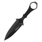 8  Tactical Black Full Tang Dagger Hunting Fixed Blade Survival Knife W  Sheath