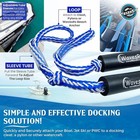  open Box   4 -6  Flat Bungee  2pk  - White blue