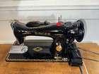 Vintage Singer Sewing Machine Model 15-91  Serviced   al089250