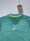 Nike Court Dri-fit Advantage Tennis Shirt Men s Teal White Dx5537-392 Pick Size