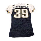 Frank Leatherwood La Xtreme 2001 Game Used Home Jersey Size 52  2