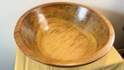 Vintage Extra Large Hand Turned Wooden Dough Bowl