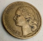 20 Francs 1950 B France Coin Rooster 4 Feathers