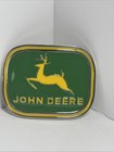 Green John Deere Belt Buckle - Classic Farm Equipment Logo  Durable Metal
