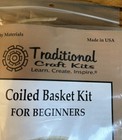 Traditional Craft Kit Coiled Basket Kit For Beginners Unused Kit 2 1 2    X 1 1 2   