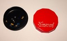 Vintage 1950s Collectible Kissproof Makeup Minicompact  1 Owner Til Now  Contain