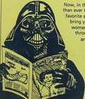 Track And Field News Insert Card Ad                Star Wars Darth Vader   C-3po