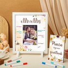 Wedding Guest Book 12 X 14   With White Mat Display 5 X 7   Photo Frame
