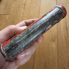 Rare Epicure Shredded Plug Tobacco Vertical Antique Pocket Tin Virginia Early