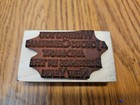 Wishing You A Joyous Christmas Rubber Stamp Wood Mount 1 75  X 3 25  Hero Arts