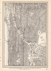 1921 Antique Manhattan City Map  New York City Map Set Of 2 Maps 2435