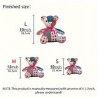 Memory Bear Sewing Templates Set  10pcs Durable Acrylic Teddy Bear Sewing Pat   