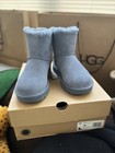New Nib Ugg Women s Suede Mini Bailey Metal Graphic Boots Size 5