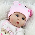 Realistic Reborn Baby Dolls Vinyl Silicone Girl Doll Lifelike Newborn Baby Gift