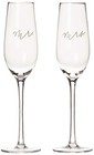 Mr    Mrs  - Elegant His And Hers Wedding Toasting Glasses Champagne Flute Set