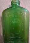 Vintage 1932 Patent Green Refrigerator Water Bottle Embossed Free Shipping