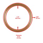 2x Caltric Exhaust Pipe Gasket For Honda Shadow Sabre 1100 Vt1100c2 2000-2007