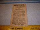 National Line Steamships  ss  Denmark    Sailing Ship Trade Card Free Shipping