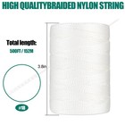 Romeda Mason Line  18  500 Ft Length String Line  Line 500 Feet  White