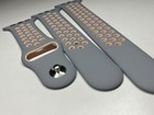 42mm 44mm 45mm 46mm Apple Watch Nike Sport Band - Flat Silver washed Coral