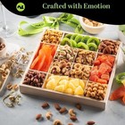 Nut Cravings Dried Fruit   Mixed Nuts Gift Basket Gourmet Collection Green Ribon