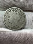 1886 Liberty V Nickel  Nice Higher Grade Key Date Old Us Coin 