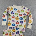 Hanna Anderson Sesame Street Pajama Set Baby 2t Gourds Pumpkins Aop Cotton Elmo