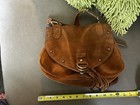 See By Chlo   Brown Crossbody Bag Tassel Studded Buckle  Adjustable Strap
