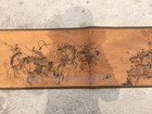 China Old Calligraphy Painting  three British War Lu Bu  Painting Scroll