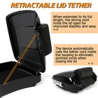 Razor Trunk Pack Two Up Rack Backrest For Harley Tour Street Road Glide 2014-26