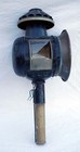 Antique Buggy Carriage Coach Lantern Candle Lamp Iron Brass A