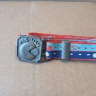 Vintage Pacman Adjustable Kids Belt Metal Buckle 1980 Bally 