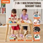 Vevor Kids Sensory Table   Chair Set Sand Water Play Table With 2 Storage Bins